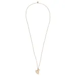 Paradise rozenkwarts goudkleurige ketting